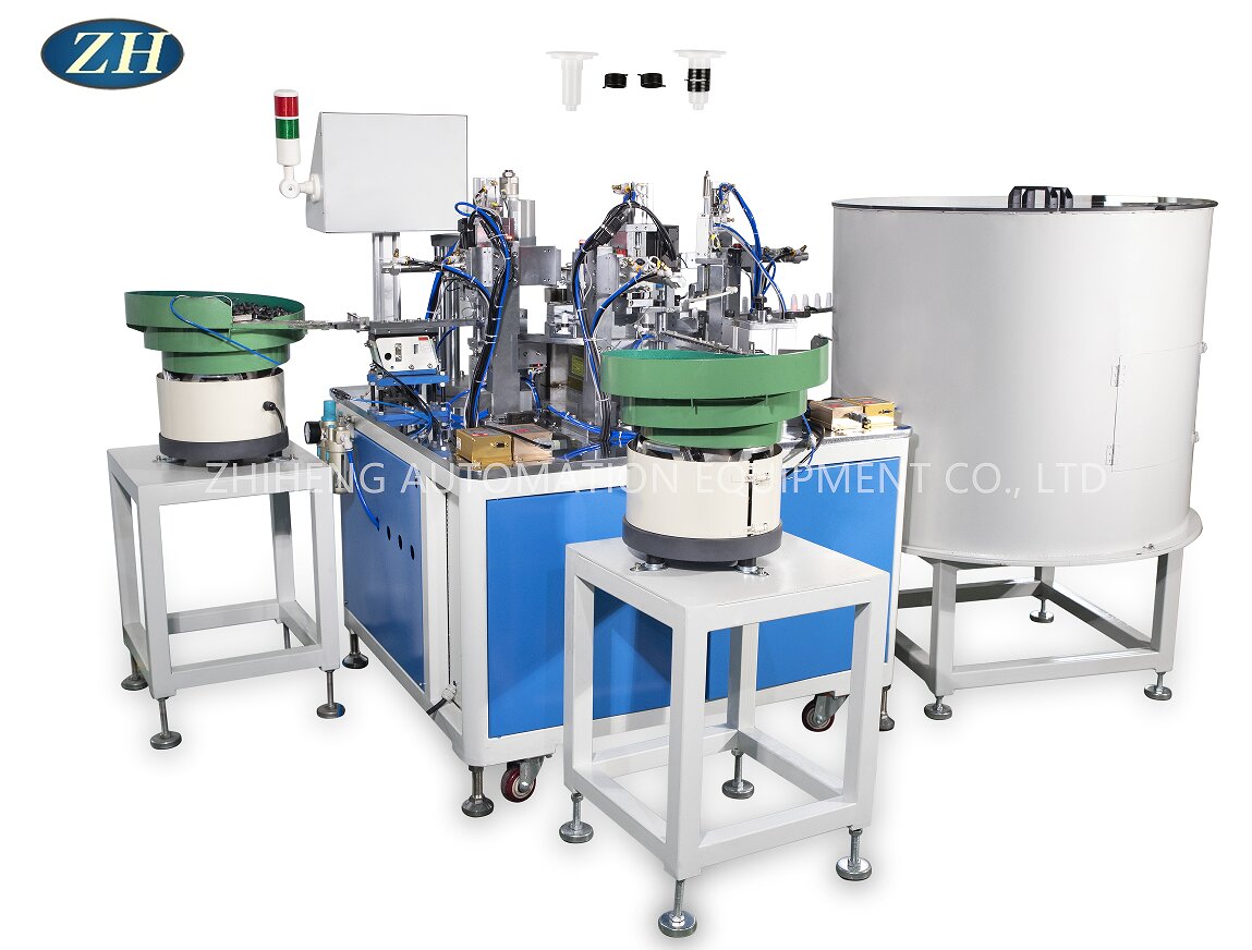 Automatisk uppsättning Spring Assembly Machine Line bra säkerhet
